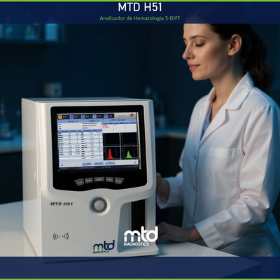 ANALIZADOR HEMATOLOGIA DIFF 6 PARTES MTD H51 H51