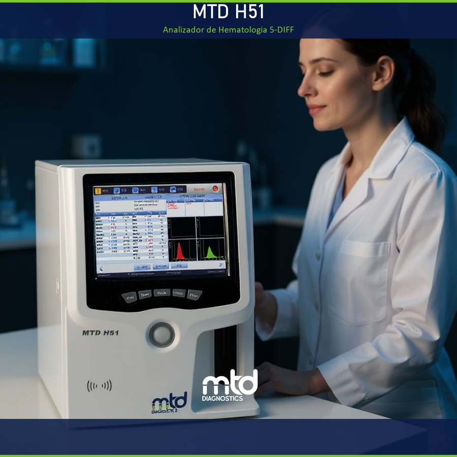 ANALIZADOR HEMATOLOGIA DIFF 6 PARTES MTD H51 H51