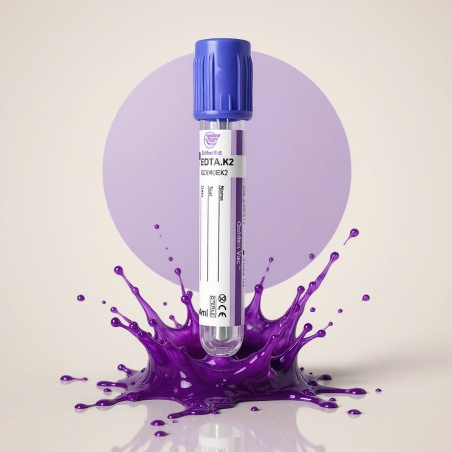 Tubo de Extracción de Sangre Lila 4ml EDTA K2 c/100 GD040EK2