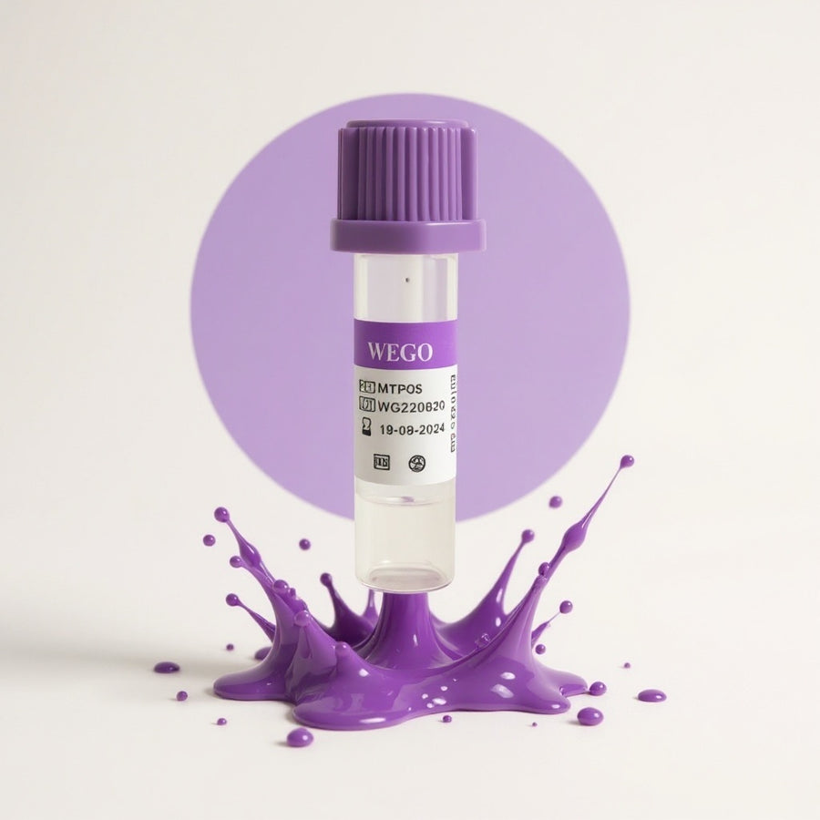 Micro Tubo de extracción de Sangre Con EDTA 0.5ml mtlig01