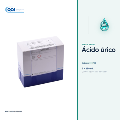 Reactivo Acido Urico 1 x 100 + STD QCA 994022