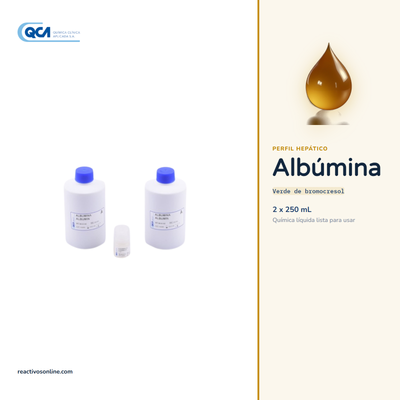 Reactivo Albumina 3 x 100 ml + STD QCA 997258