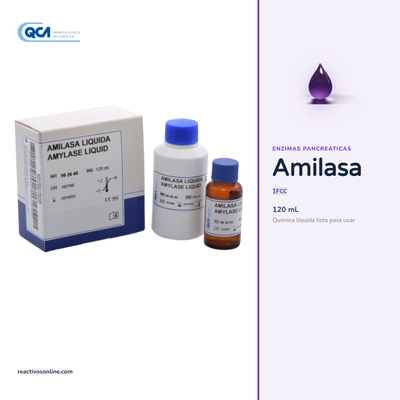 Reactivo Amilasa 1 x 60 ml QCA 996066