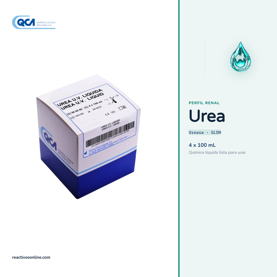 Reactivo Urea UV 1 x 80 ml + STD QCA 994997