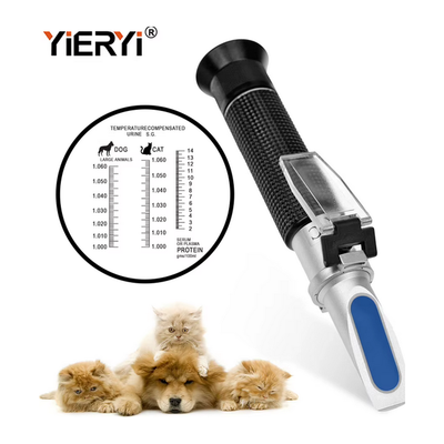 Refractómetro Veterinario Manual SG Orina y Proteína REVEY01