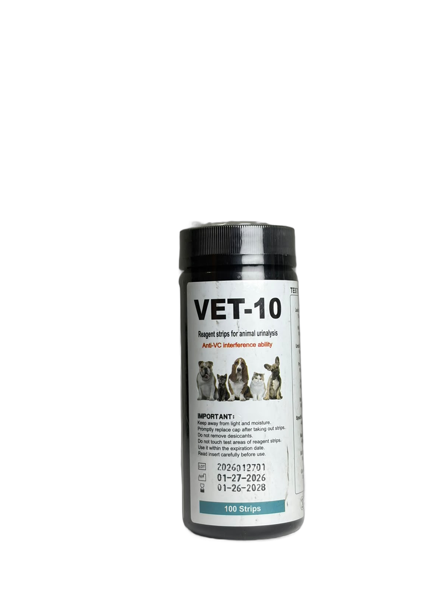 Tiras Reactivas Uroanalisis Veterinario C 100 Vet10
