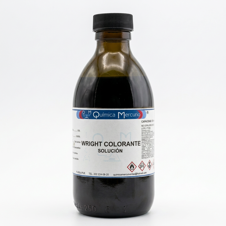 Wright Colorante Solución 250 mL Química Mercurio QMO0819